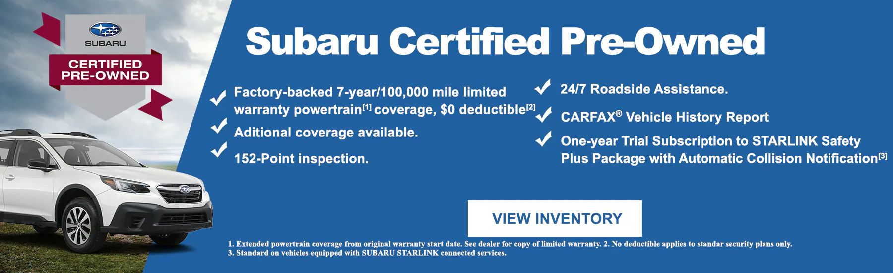 Subaru Certified Pre-Owned at Sierra Subaru of Monrovia in Monrovia, CA 